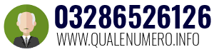 Numero di telefono 03286526126 03286526126