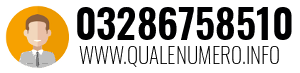 Numero di telefono 03286758510 03286758510