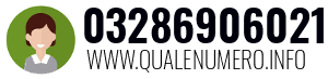 Numero di telefono 03286906021 03286906021