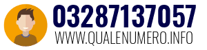 Numero di telefono 03287137057 03287137057