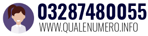 Numero di telefono 03287480055 03287480055