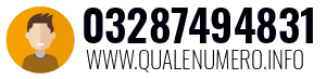 Numero di telefono 03287494831 03287494831