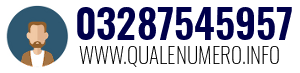 Numero di telefono 03287545957 03287545957