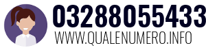 Numero di telefono 03288055433 03288055433