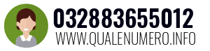 Numero di telefono 032883655012 032883655012