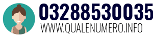 Numero di telefono 03288530035 03288530035