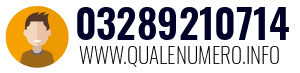 Numero di telefono 03289210714 03289210714