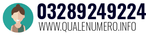 Numero di telefono 03289249224 03289249224