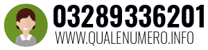 Numero di telefono 03289336201 03289336201