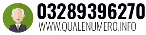 Numero di telefono 03289396270 03289396270