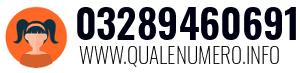 Numero di telefono 03289460691 03289460691