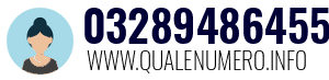 Numero di telefono 03289486455 03289486455