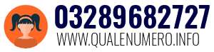 Numero di telefono 03289682727 03289682727