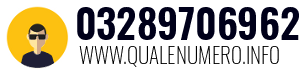 Numero di telefono 03289706962 03289706962