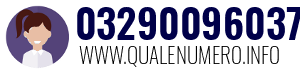 Numero di telefono 03290096037 03290096037