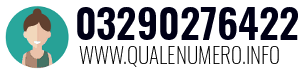 Numero di telefono 03290276422 03290276422
