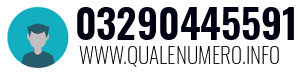 Numero di telefono 03290445591 03290445591