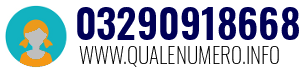 Numero di telefono 03290918668 03290918668
