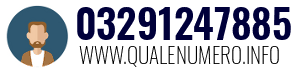 Numero di telefono 03291247885 03291247885
