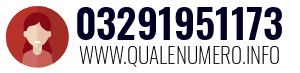 Numero di telefono 03291951173 03291951173