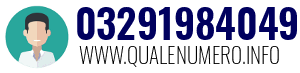 Numero di telefono 03291984049 03291984049