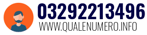 Numero di telefono 03292213496 03292213496