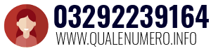Numero di telefono 03292239164 03292239164