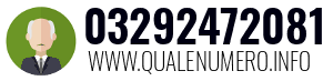 Numero di telefono 03292472081 03292472081