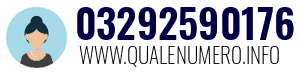 Numero di telefono 03292590176 03292590176