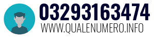 Numero di telefono 03293163474 03293163474