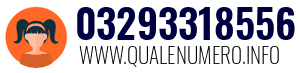 Numero di telefono 03293318556 03293318556