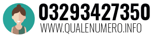 Numero di telefono 03293427350 03293427350