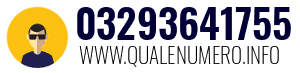 Numero di telefono 03293641755 03293641755