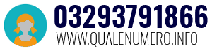 Numero di telefono 03293791866 03293791866