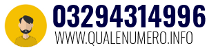 Numero di telefono 03294314996 03294314996