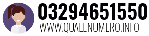 Numero di telefono 03294651550 03294651550