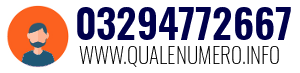 Numero di telefono 03294772667 03294772667