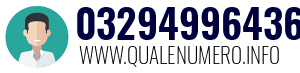 Numero di telefono 03294996436 03294996436