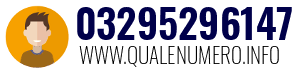 Numero di telefono 03295296147 03295296147