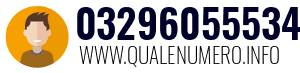 Numero di telefono 03296055534 03296055534