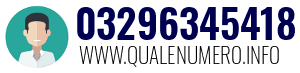 Numero di telefono 03296345418 03296345418
