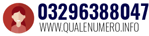 Numero di telefono 03296388047 03296388047
