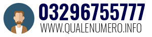 Numero di telefono 03296755777 03296755777