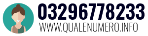 Numero di telefono 03296778233 03296778233