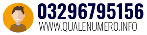 Numero di telefono 03296795156 03296795156