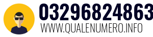 Numero di telefono 03296824863 03296824863