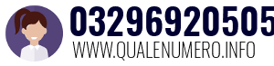 Numero di telefono 03296920505 03296920505