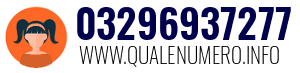 Numero di telefono 03296937277 03296937277