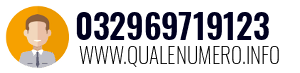 Numero di telefono 032969719123 032969719123