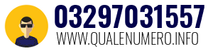 Numero di telefono 03297031557 03297031557